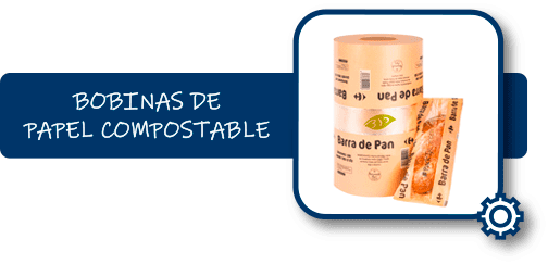 Envases Sostenibles | Bobinas de Papel Compostable