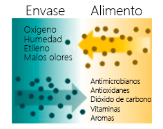 envases activos y alimentos