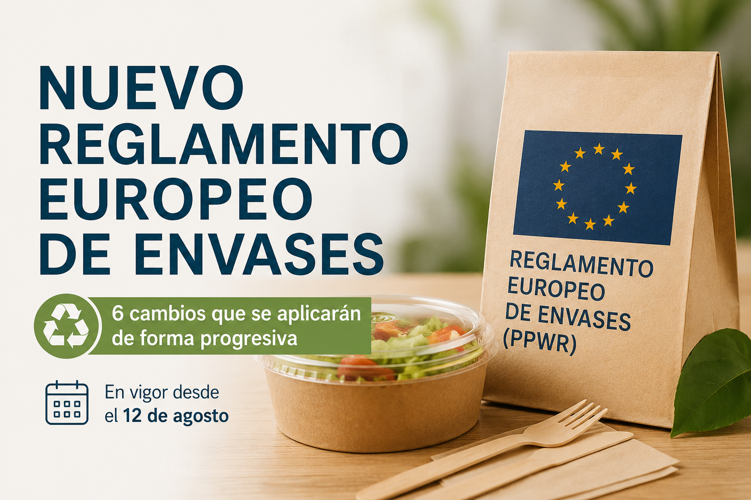 En este momento estás viendo Nuevo Reglamento Europeo de Envases 2025/40